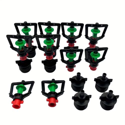 10Pcs 360°G Type Nozzle Sprinklers Head Rotating Atomizing Garden Irrigation Spray Head Greenhouse Vegetable Irrigation