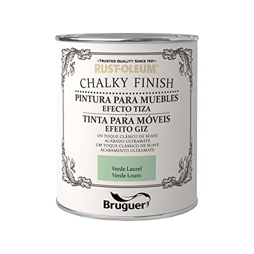 Rust-Oleum Bruguer Chalky Finish pintura para muebles Verde Laurel 750 ml