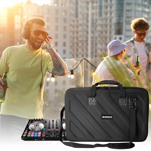 Image of Hard Case Compatible with Pioneer DJ Controller DDJ-SR /SR2 /REV1 /Denon MC4000 /Numark NVII /Mixtrack Pro3 /Hercules Inpulse 500 /NV Platinum Protective Carrying Storage Bag