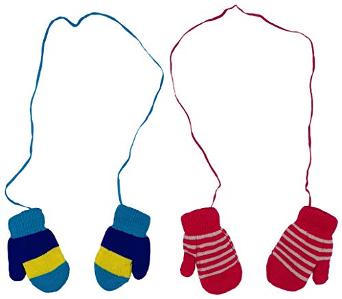 12 Pairs Kids Winter Gloves, Children Bulk Pack Fun Colorful Cute Magic Glove for Boys & Girls2