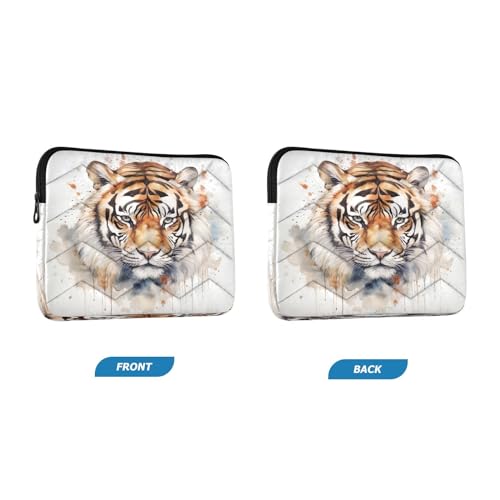 Funda para portátil 13-14 pulgadas con diseño tigre miniatura 2
