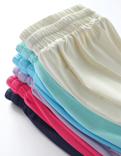 Image of 1 or 3 Pack Girls Flowy Shorts with Spandex Liner & Pocket, 2-in-1 Athletic Butterfly Shorts for Running Dance