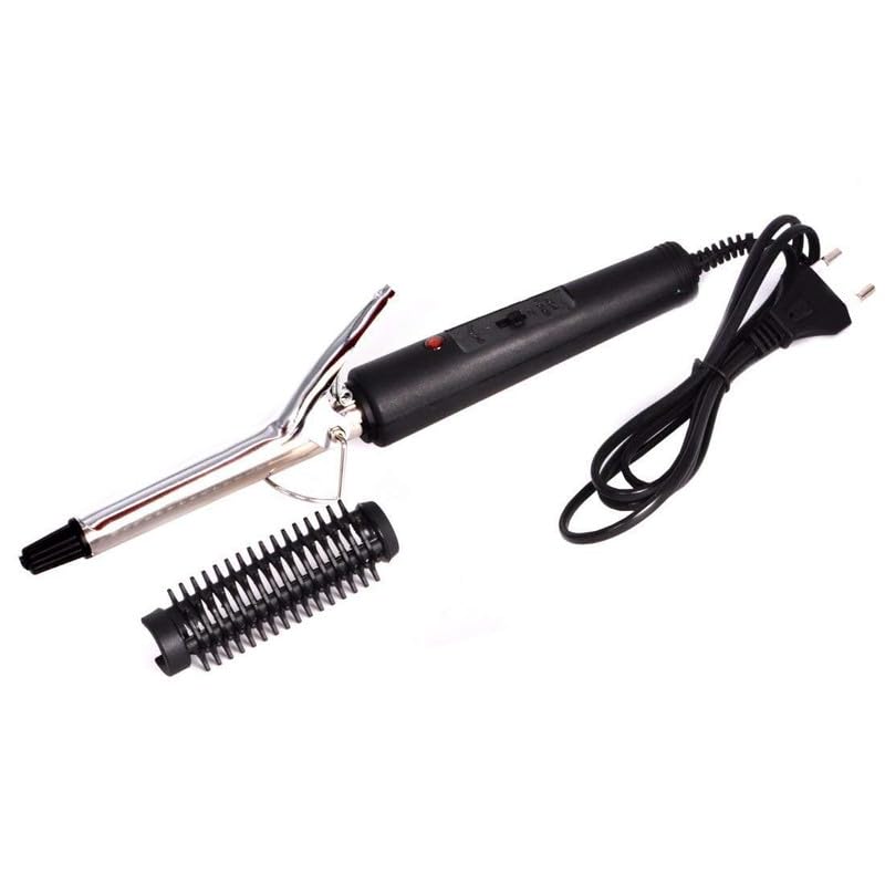 Professional Hair Curler for Women | Hair Curling Tong with Styling Brush Attachment | Electric Hair Curler Machine for Smooth Curls, Waves & Hair Styling | Multicolor-image-37