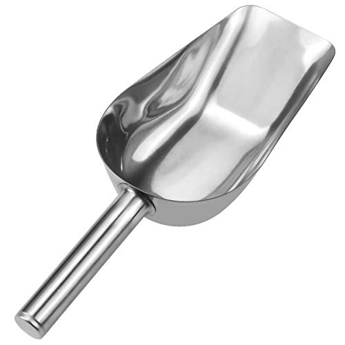 Eisportionierer Edelstahl 15.7cm Eisschaufel Abwiegeschaufel Mehrzweck Mehlschaufel Futterschaufel Abfüllschaufel Poliert Eisschaufel Mehrzweckschaufel für Eismaschine, Mehl, Pommes, Küche, Bar - Image 8
