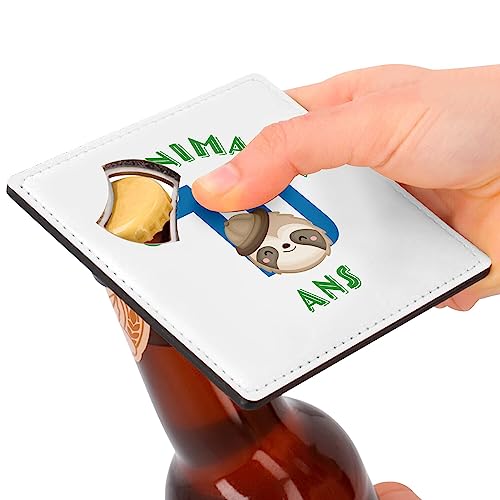 Sous verre décapsuleur pour ouvrir les boissons et protéger la table