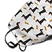 WUXEKZO Adults Boys Girls Warm Protective Masks Fashion Scarf Anti Dust Windproof Mouth Cover, Dachshund Mouth Decoration for Sports Travel Hiking
