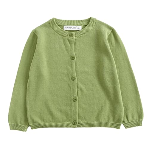 Baby Boys Girls Cardigan Sweater Knit Solid Crewneck Sweaters Fall Long Sleeve Button School 𝗨niforms