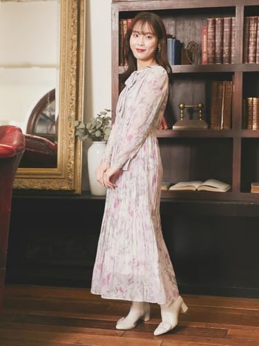 Amazon.co.jp: [セルフォード] ボウタイプリーツワンピース CWFO251034