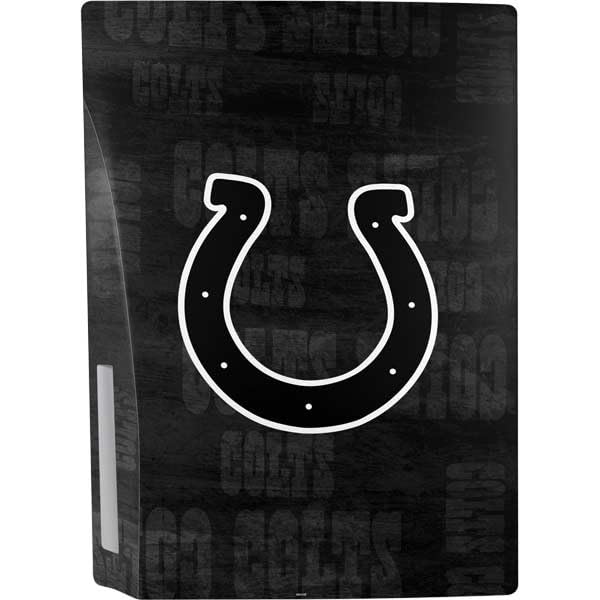 Skinit Decal Gaming Skin Compatible with PS5 Bundle - Officially Licensed NFL Indianapolis Colts Black & White Design