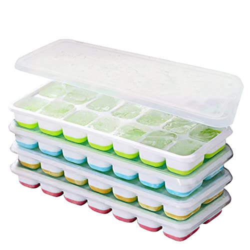 Ram Silicone Ice Cube Tray Set of 4