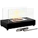Sunnydaze Black El Fuego Ventless Tabletop Bio Ethanol Fireplace