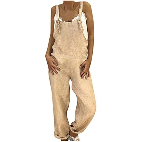 Zilosconcy Mono Estampado Floral Pierna Ancha Sin Mangas Talla Grande Mujer Cover