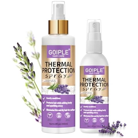 WOZUTUNT Lavender Heat Protectant Spray Cover