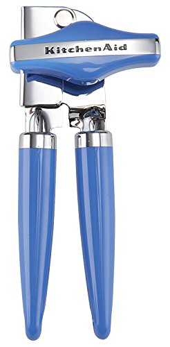 Kitchenaid Classic Stainless Steel Can Opener, Ocean Blue, 9.5-Inch -