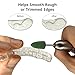 USB Aligner Retainer Care Polishing Tool – Portable Electric Mini Polisher Helps Refine Edges for a Comfortable Fit, Edge Smoothing, Surface Finishing, Polishing Head Set, Step-by-Step Instructions