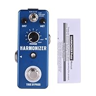 Versatile Sound Modes: Experience three distinct effects with our Guitar Harmonizer Effector - Harmony, Pitch Shift, and Detune. Each mode delivers unique sound modifications to enhance your playing experience, making it an essential electric guitar ...