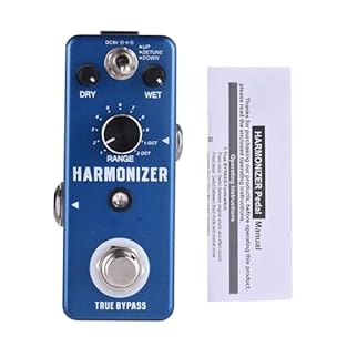 [Versatile Sound Modes]: Includes Harmony, Pitch Shift, and Detune effects to expand your palette, perfect for crafting unique guitar tones and enhancing musical creativity. [True Bypass Design]: Maintains pure sound quality by bypassing the effect c...