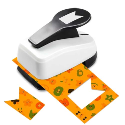 Paper Punches Tag Punches for Paper Crafts 1.9 inch Banner Hole Punch
