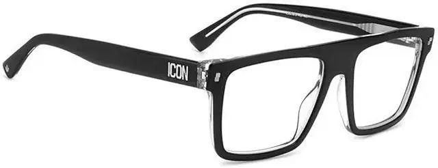 Occhiali da Vista Gucci Uomo Dsquared2 ICON 0012 Nero Cristallo 54