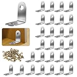 ✓Mehrzweckhalterungen: Die L-förmigen Halterungen können Möbel verstärken oder reparieren und verschiedene Heimwerkerarbeiten erledigen. Die robusten 90°-Winkelhalterungen eignen sich für die Reparatur von Schubladen, kleinen Regalen, Schrankregalen, Möbelbeinen, schwebenden Regalen, Bücherregalen und Holztischen sowie für andere Heim- oder Bastelprojekte und verbinden Holz im 90°-Winkel.