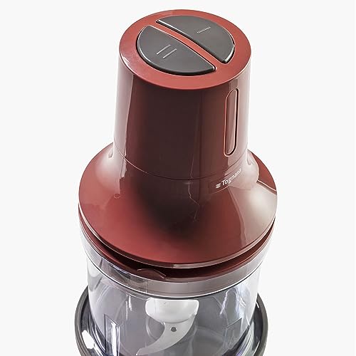 Tognana Iridea, Tritatutto Con Bicchiere 0,5 L, 2 Velocità, Rosso Mela - 4