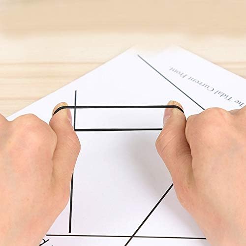 Miniatura 6 de AMUU Bandas de goma 1200 piezas pequeñas negras pequeñas bandas elásticas suaves para trenzas de 0.63 pulgadas de diámetro, bandas de goma para