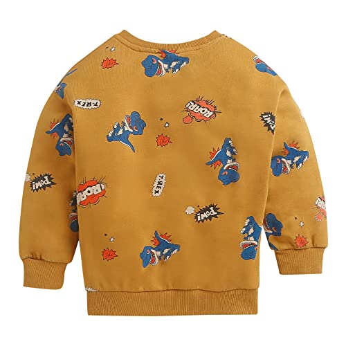 Image of Hopscotch Boys Cotton and Polyester Round Neck Sweatshirts