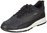 zapatos geox hombre rebajas Transpirable Geox U Delray B Abx B, Sneakers para Hombre, Multicolor (Black/Anthracite), 43 EU
