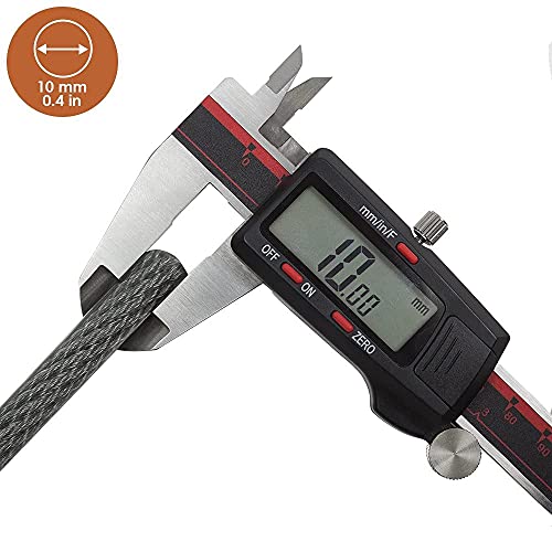 BV Heavy-Duty 7FT Security Cable Lock with Loops - 10mm (3/8 Inch) Cut-Resistant Braided Steel Cable - Versatile & Weatherproof - Bike Lock Cable, Security Chain for Padlock, Chain Lock, Wire Lock - Image 6