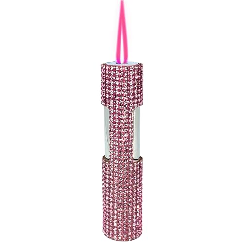 Encendedor antorcha ajustable rosa para camping miniatura 1