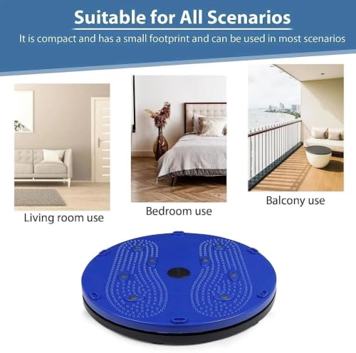 Image of Oizeir 5-in-1 Slimming Tummy Twister | Double-Sided Acupressure Waist Disc with Magnets | Reflexology Fat Burning Exercise Board | Anti-Skid