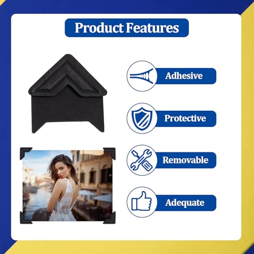 image for YFANITI Photo Corners Self Adhesive,120 PCS Self-Adhesive Photo Corner