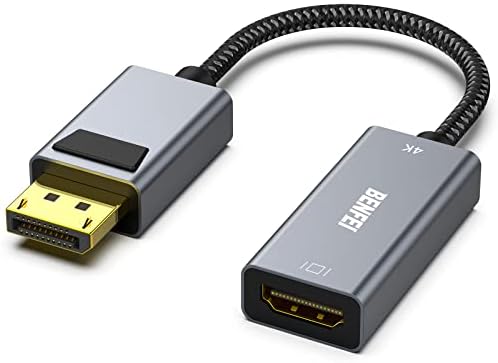 BENFEI Displayport to HDMI Adapter 5 Pack, Dp(Display Port) Male to Hdmi Female Converter with Audio for Lenovo, Dell, HP, Asus and other brand