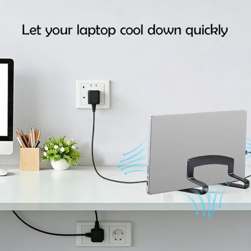 Soporte Vertical Ajustable para Laptop de Aluminio miniatura 6