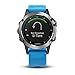 Garmin quatix 5, Multisport Marine Smartwatch, Comprehensive Boat Connectivity, Stainless Steel with Blue Band