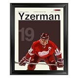 Steve Yzerman Framed Sports Art Photo by Thomas Maxwell