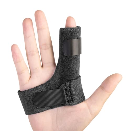 Sumifun Finger Brace, Trigger Finger Splint for Index Middle Ring