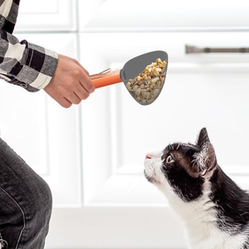 Jlobnyiun Katzenfutter Messbecher - Löffel für Hundefutter, Futterschaufel für Hunde mit Messlinien | Multifunktionaler Messbecher für Futter für