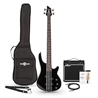 Includes 15W Amp, Cable, Bag, Strap & Spare Strings Classic Black Finish Wide Cutaways Find Your Tone With Selection Of Pickups & Controls Solid, Lightweight Body