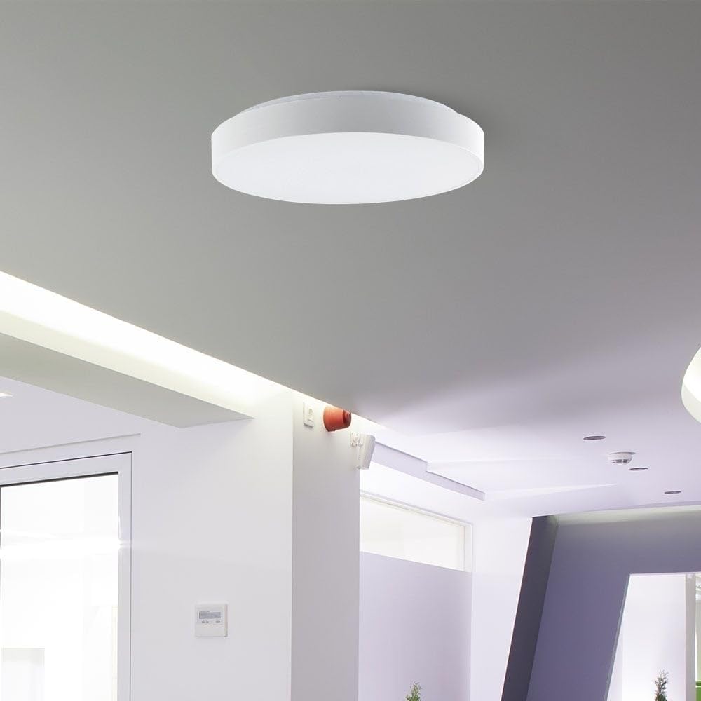 Plafonnier LED 40W V-TAC rond dimmable blanc avec télécommande CCT - 8