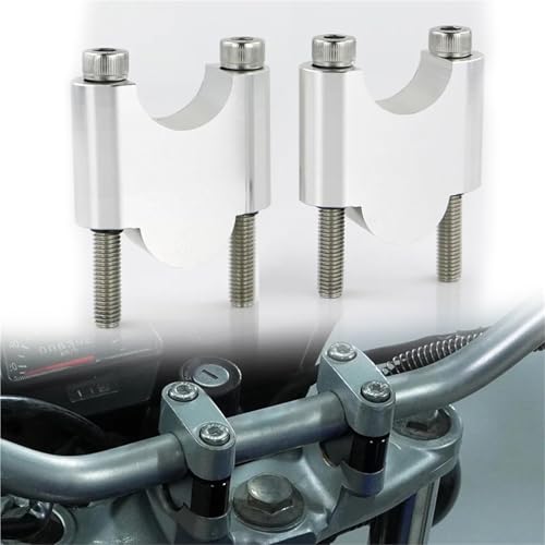 Lenkererhöhungen 22 Mm 7/8 Zoll Fat Mount-Erhöhungen CNC Für BMW G310R G310GS F650GS F650 F800S F800ST R1100GS R1200R R1150GS R850GS