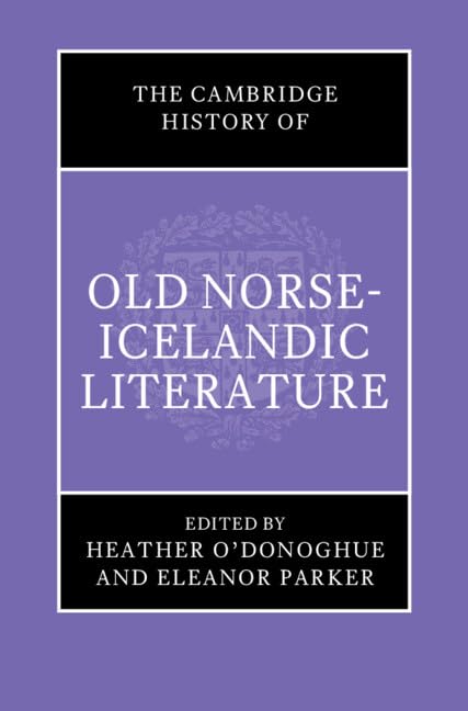 The Cambridge History of Old Norse-Icelandic Literature      Kindle Edition