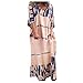 Produktbild KIMODO Maxikleider Damenmode Tie-Dye Gedruckt Sommerkleid Strandkleid Lang Damenkleider mit Ärmel Lässig Locker und Bequem Rock Kleid (Khaki, S)