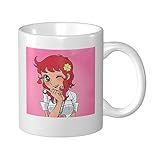 人気 魔女っ子メグちゃん (3) カップ グラス 二重構造 マグカップ カスタムメイド 漫画 コーヒーカッ ハンドル磁器 ウォーターカップ スープカップ ド 陶器カップ 耐熱 湯飲み マグ