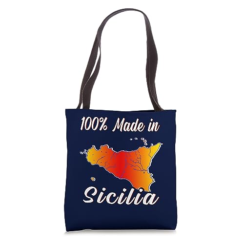 Bolso tote 100 % hecho en Sicilia, Italia miniatura 1