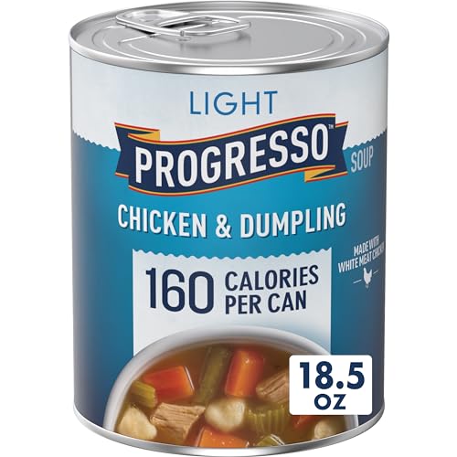 Progresso Light Canned Soup, Chicken and Dumpling Soup, 18.5 oz