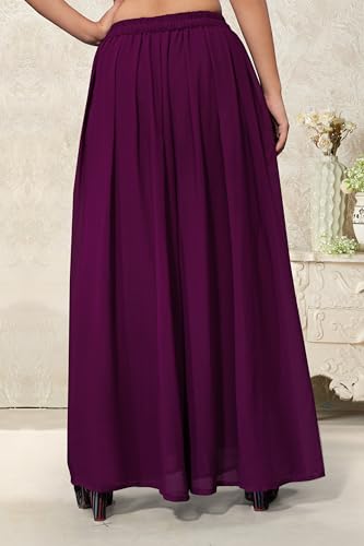 Image of Georgette Bonanza Soft Flared Palazzo (MID Waist)