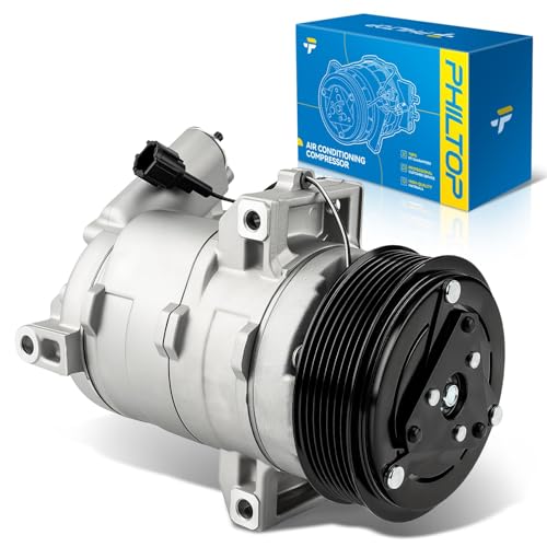 Image of PHILTOP 58410 NEW Air Conditioner AC Compressor with Clutch Compatible with Nissan Pathfinder 2005-2007,Pathfinder 2008-2012 4.0L,NV2500 NV3500 2012-2021 4.0L, NV1500 2012-2021,Replace# 92600EA200