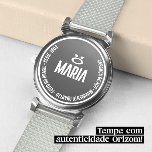 Relógio Feminino Prata Original + Conjunto Joias em Aço Inox Colar, Brincos e Pulseira Pandora - Pro