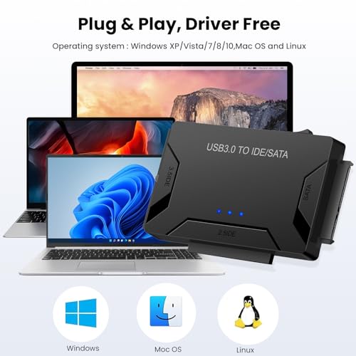 EYOOLD USB 3.0 to SATA IDE Adapter